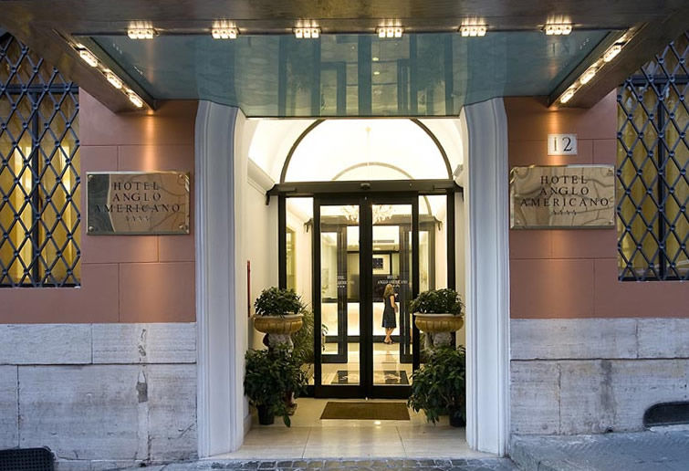 Hotel Anglo Americano Рим Экстерьер фото